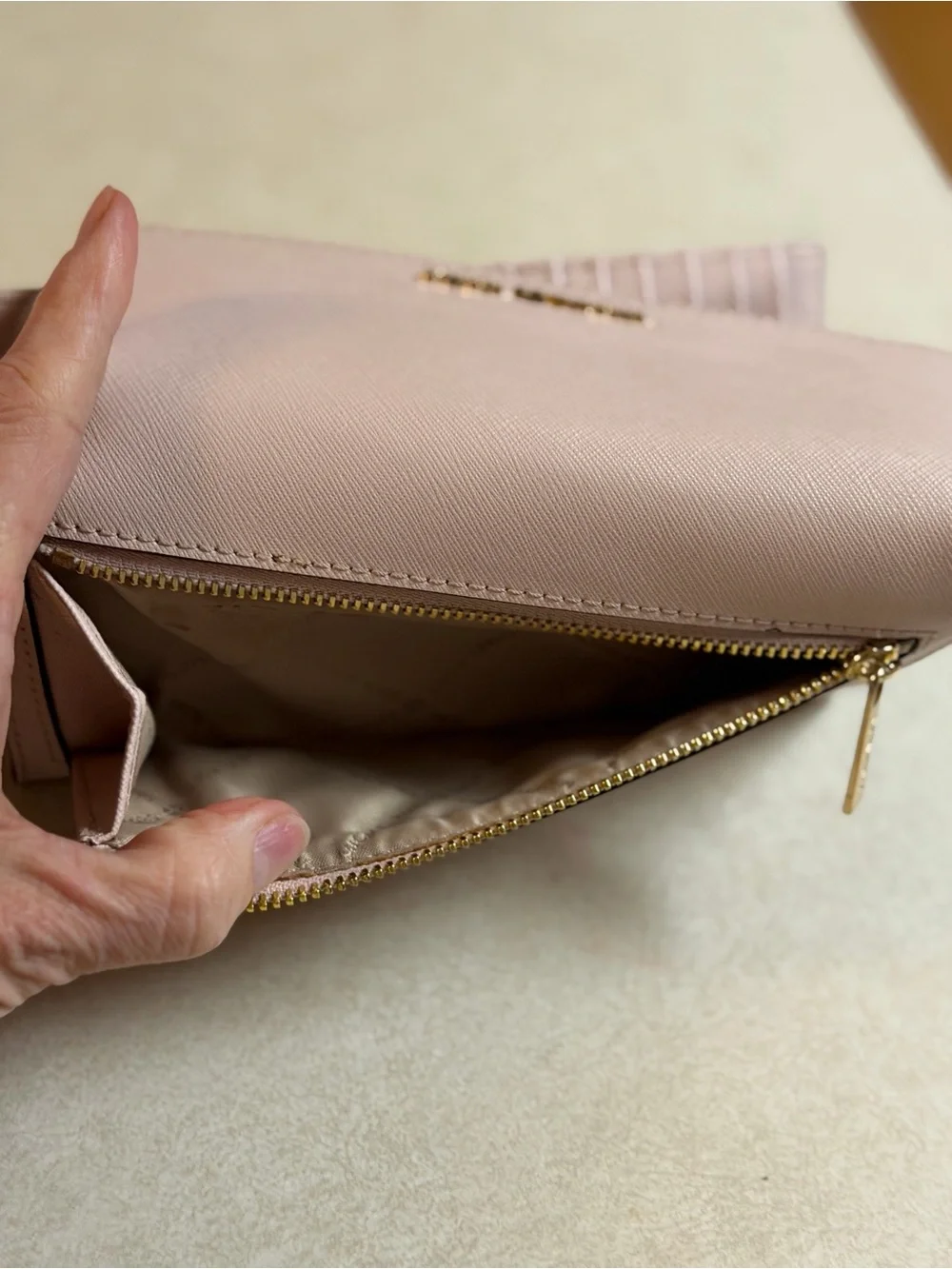 Michael Kors Pink Saffiano Crossbody Tote with Matching Wallet